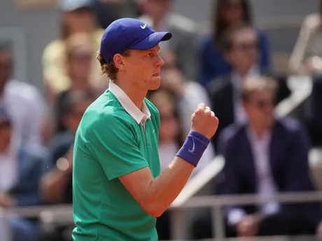 Jannik Sinner vo finále na Roland Garros 2025.