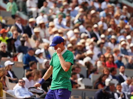 Jannik Sinner vo finále na Roland Garros 2025.