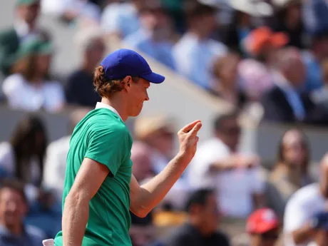 Jannik Sinner vo finále na Roland Garros 2025.