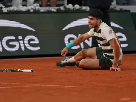 Carlos Alcaraz po víťazstve na Roland Garros 2025.