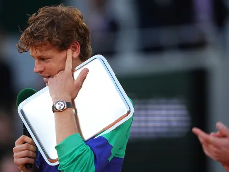 Jannik Sinner po finále na Roland Garros 2025.