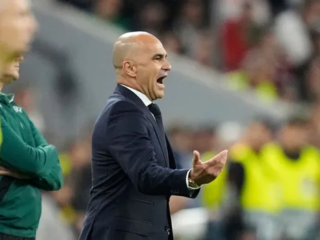 Roberto Martinez v zápase Nemecko - Portugalsko (semifinále Ligy národov)