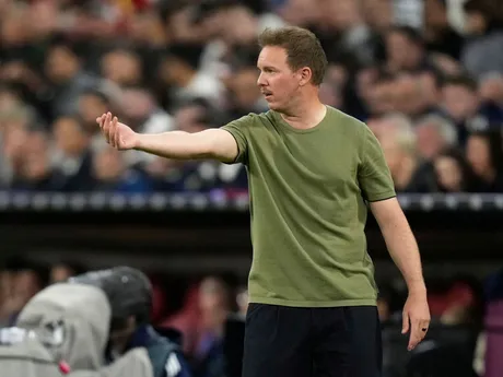 Julian Nagelsmann v zápase Nemecko - Portugalsko (semifinále Ligy národov)