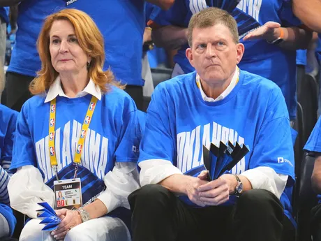 Fotka z rozhodujúceho zápasu číslo 7 vo finále NBA: Oklahoma City Thunder - Indiana Pacers.