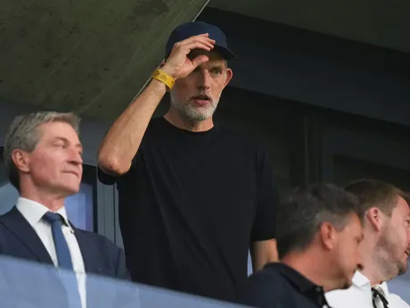 Thomas Tuchel počas zápasu Anglicko - Nemecko vo finále na EURO U21 2025 (ME vo futbale do 21 rokov).