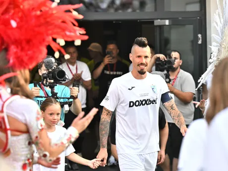 Na snímke futbalista Marek Hamšík pred rozlúčkovým futbalovým zápasom v Bratislave 5. júla 2025.