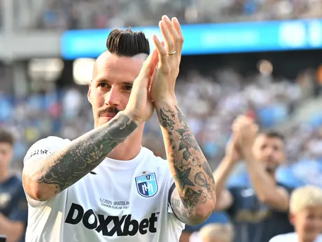 Na snímke futbalista Marek Hamšík pred rozlúčkovým futbalovým zápasom v Bratislave 5. júla 2025.
