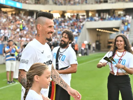 Na snímke futbalista Marek Hamšík pred rozlúčkovým futbalovým zápasom v Bratislave 5. júla 2025.
