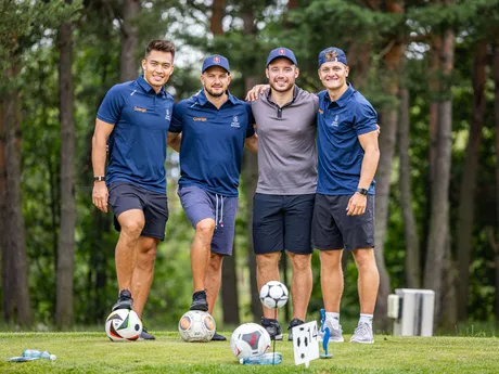 Sebastián Čederle, Libor Hudáček, Marko Daňo a Adam Sýkora.