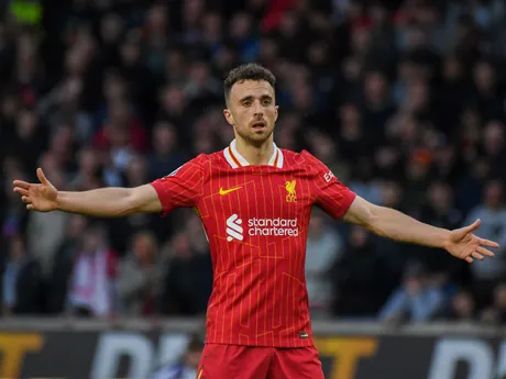 Diogo Jota v drese Liverpool FC.