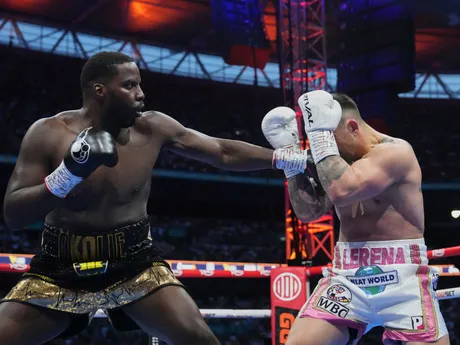 Fotka zo zápasu Oleksandr Usyk - Daniel Dubois 2.