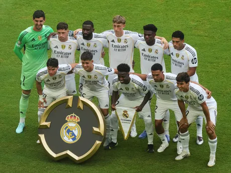 Futbalisti Realu pred osemfinálovým zápasom Real Madrid - Juventus Turín na MS klubov.