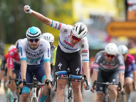 Tim Merlier z tímu Soudal Quick-Step vyhral 3. etapu na Tour de France 2025.
