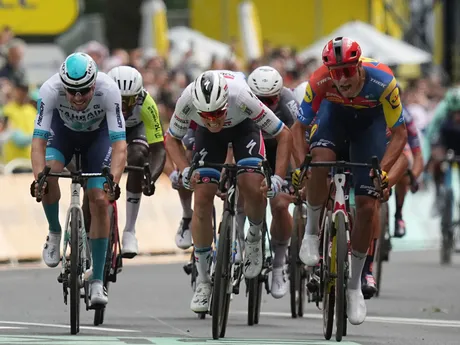 Tim Merlier z tímu Soudal Quick-Step vyhral 3. etapu na Tour de France 2025.