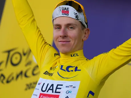 Tadej Pogačar v žltom drese po 5. etape Tour de France 2025