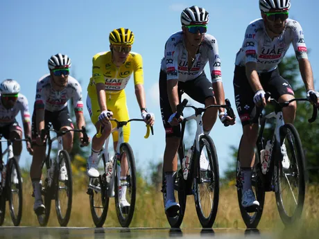 Tadej Pogačar v 6. etape Tour de France 2025