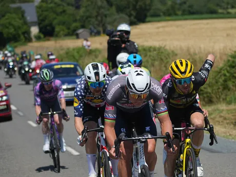 Mathieu van der Poel v 6. etape Tour de France 2025