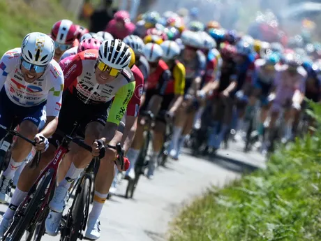 Momentka zo 7. etapy Tour de France 2025