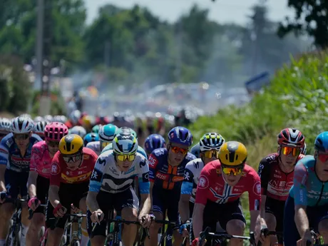 Momentka zo 7. etapy Tour de France 2025