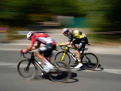 Momentka z 11. etapy na Tour de France 2025.