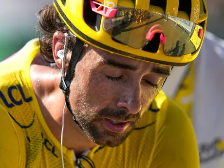 Ben Healy počas 12. etapy Tour de France 2025.