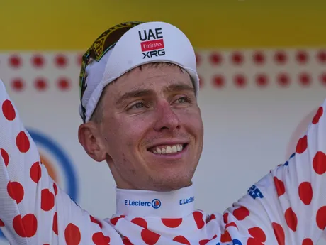 Tadej Pogačar počas 12. etapy Tour de France 2025.