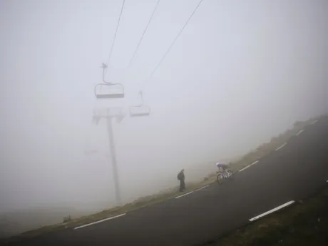 Michel Woods počas 14. etapy na Tour de France 2025.