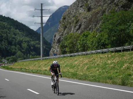Tim Wellens počas 18. etapy Tour de France 2025.