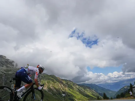 Mathieu Burgaudeau počas 18. etapy Tour de France 2025.