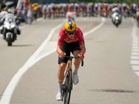 Tobias Johannessen počas 19. etapy na Tour de France. 
