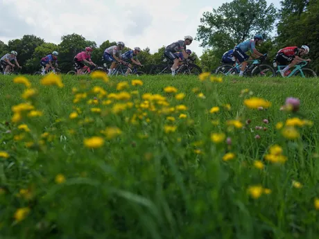 Momentka z 20. etapy Tour de France 2025