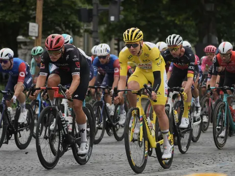 Tadej Pogačar v 21. etape Tour de France 2025