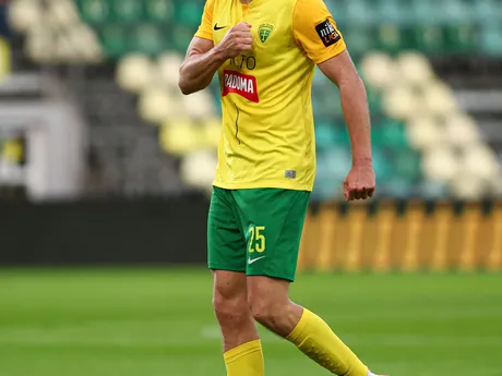 Futbalista Filip Kaša (Žilina) sa raduje z gólu