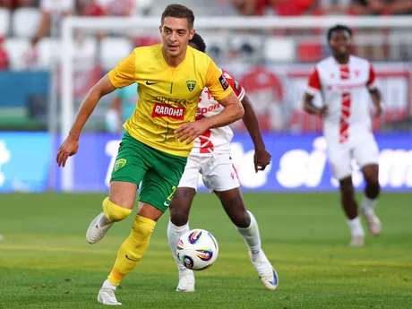 Michal Faško (Žilina)  v zápase 4. kola Niké ligy medzi AS Trenčín - MŠK Žilina.