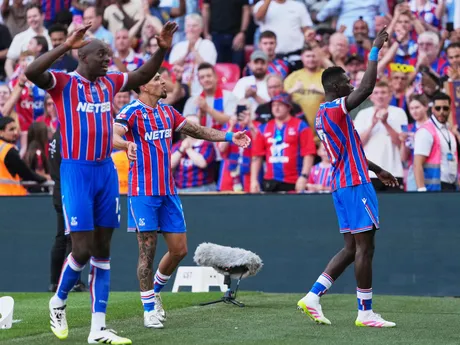 Futbalisti Crystalu Palace sa tešia z gólu v zápase o FA Community Shield 2025.