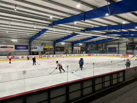 Ľadová plocha v Aréne Mariána Gáboríka (MG Rink).
