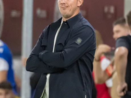 Na snímke tréner Nemecka Julian Nagelsmann v úvodnom kvalifikačnom zápase na MS 2026 A-skupiny Slovensko - Nemecko