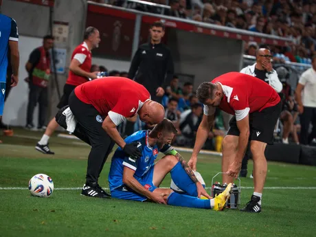 Milan Škriniar v zápase Slovensko - Nemecko (Kvalifikácia MS 2026)