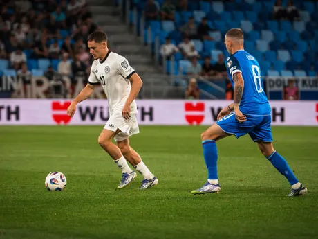 Ondrej Duda v zápase Slovensko - Nemecko (Kvalifikácia MS 2026)