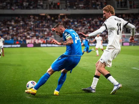 Milan Škriniar v zápase Slovensko - Nemecko (Kvalifikácia MS 2026)