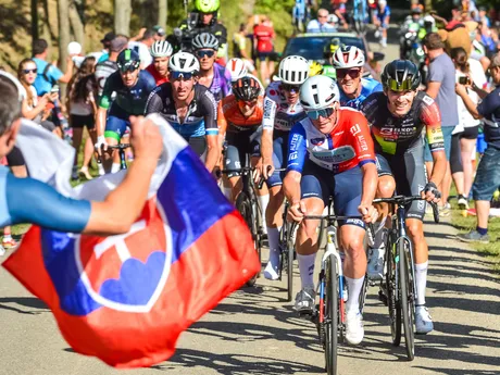 Lukáš Kubiš v 5. etape Okolo Slovenska 2025