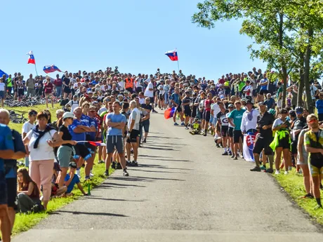 Stúpanie Vršatec v 5. etape Okolo Slovenska 2025
