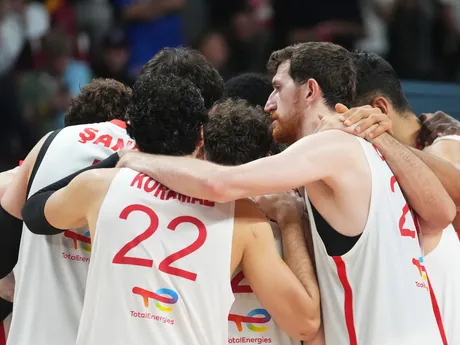 Tureckí hráči vo finále ME v basketbale 2025: Turecko - Nemecko