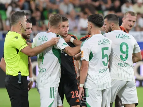 Šarvátka počas zápasu 8. kola futbalovej Niké ligy FC Tatran Prešov - MFK Ružomberok