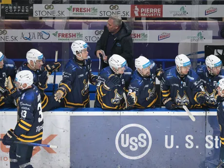 Gólová radosť hráčov Spišskej Novej Vsi v zápase 5. kola hokejovej Tipsport ligy HC Košice - HK Spišská Nová Ves