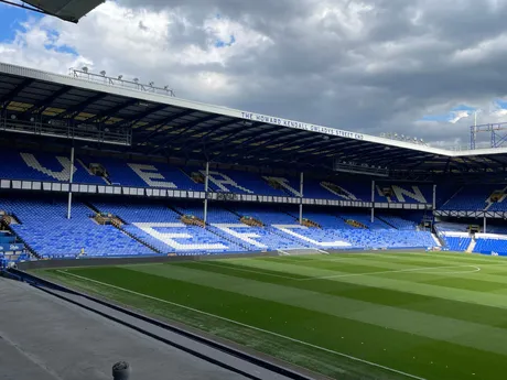 Štadión Evertonu - Goodison Park.