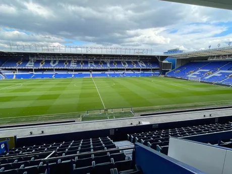 Štadión Evertonu - Goodison Park.