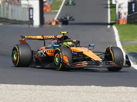 Lando Norris počas Veľkej ceny Talianska 2025. 