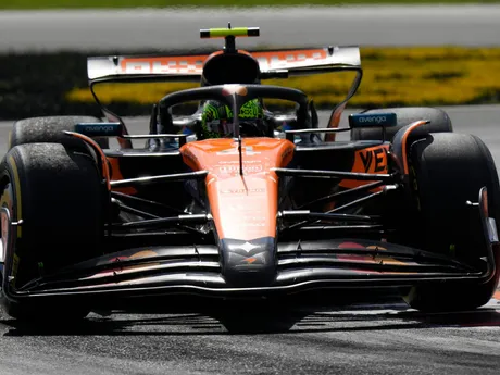 Lando Norris počas Veľkej ceny Talianska 2025. 