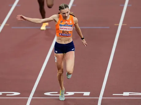 Holanďanka Femke Bolová vo finále v behu na 400 m cez prekážky na MS v atletike 2025.